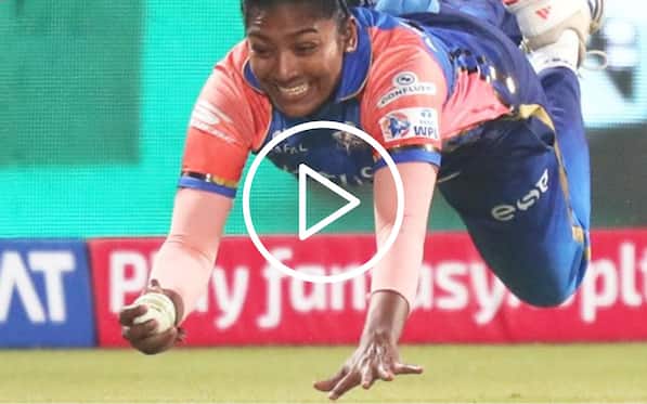 [Watch] Harmanpreet Jubilant As Sajana Grabs A Stunning Catch Of The Season In WPL